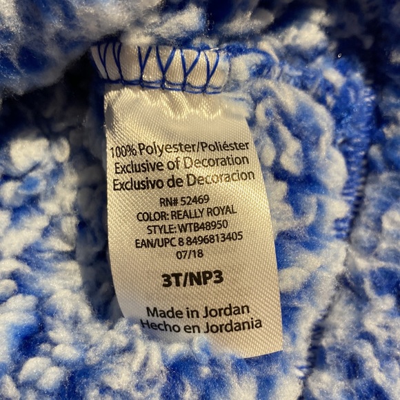Wonder Nation Sherpa pullover little girl 3 - Picture 11 of 15